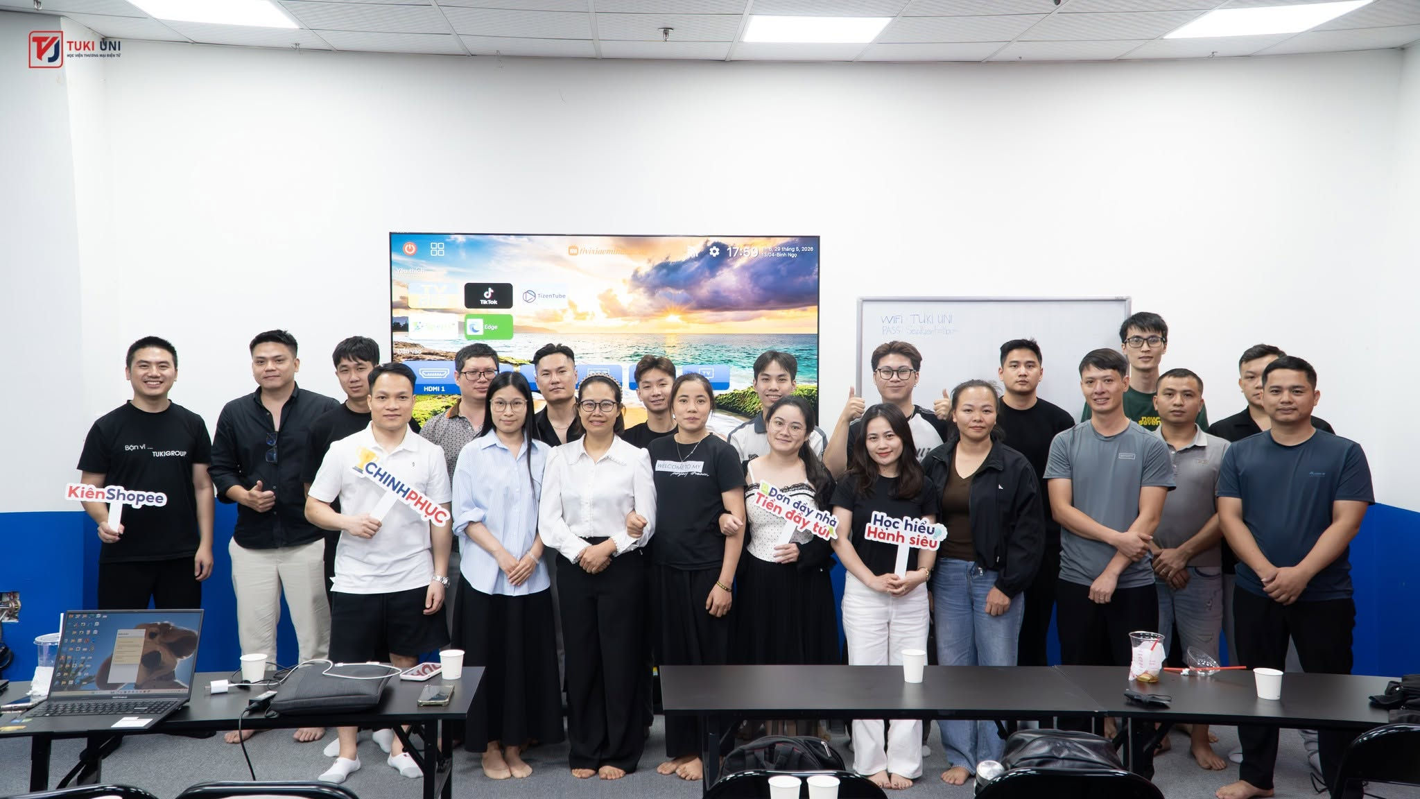 Hình ảnh lớp học Shopee Pro tại Tuki Uni