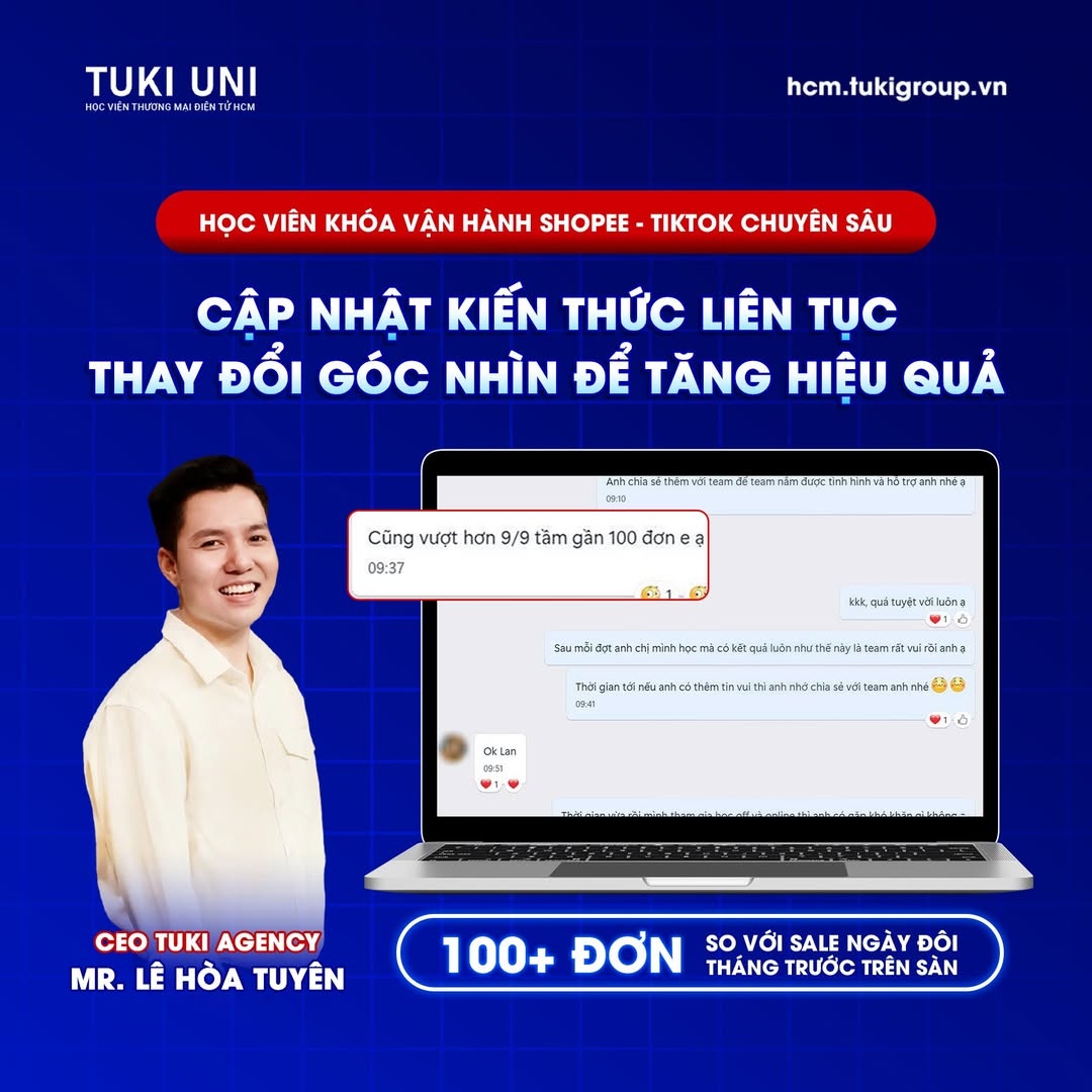 Khóa học Shopee chuyên sâu