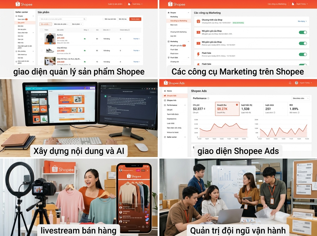 Nhóm kỹ năng bán hàng trên Shopee nền tảng giúp gian hàng ra đơn hiệu quả