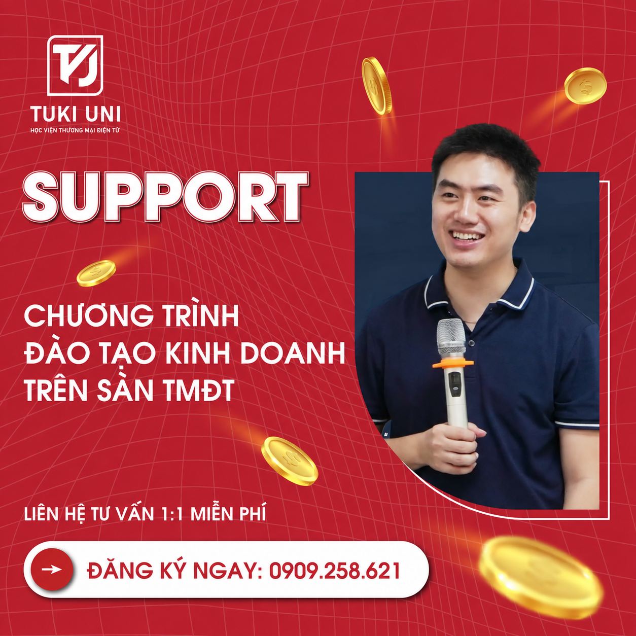 Đăng ký tư vấn khoá học từ Tuki Uni - Học viện TMĐT