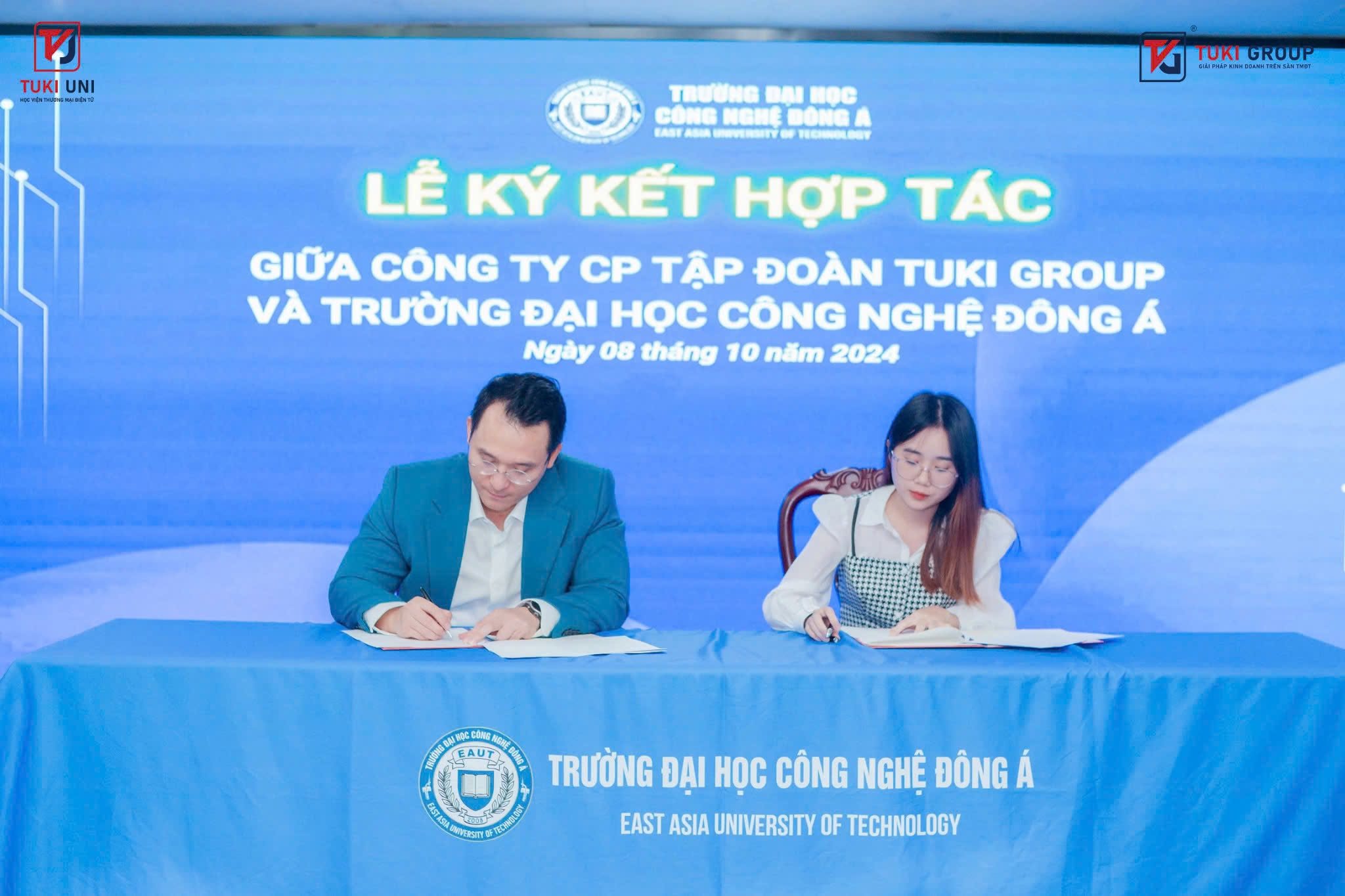 Lễ ký kết hợp tác giữa TUKI và Đại học Công nghệ Đông Á