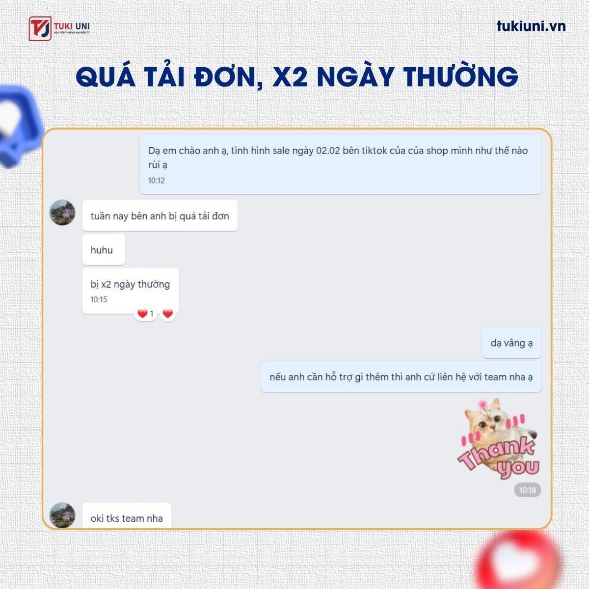 Phản hồi khóa học Shopee Chuyên sâu Tuki Uni 1