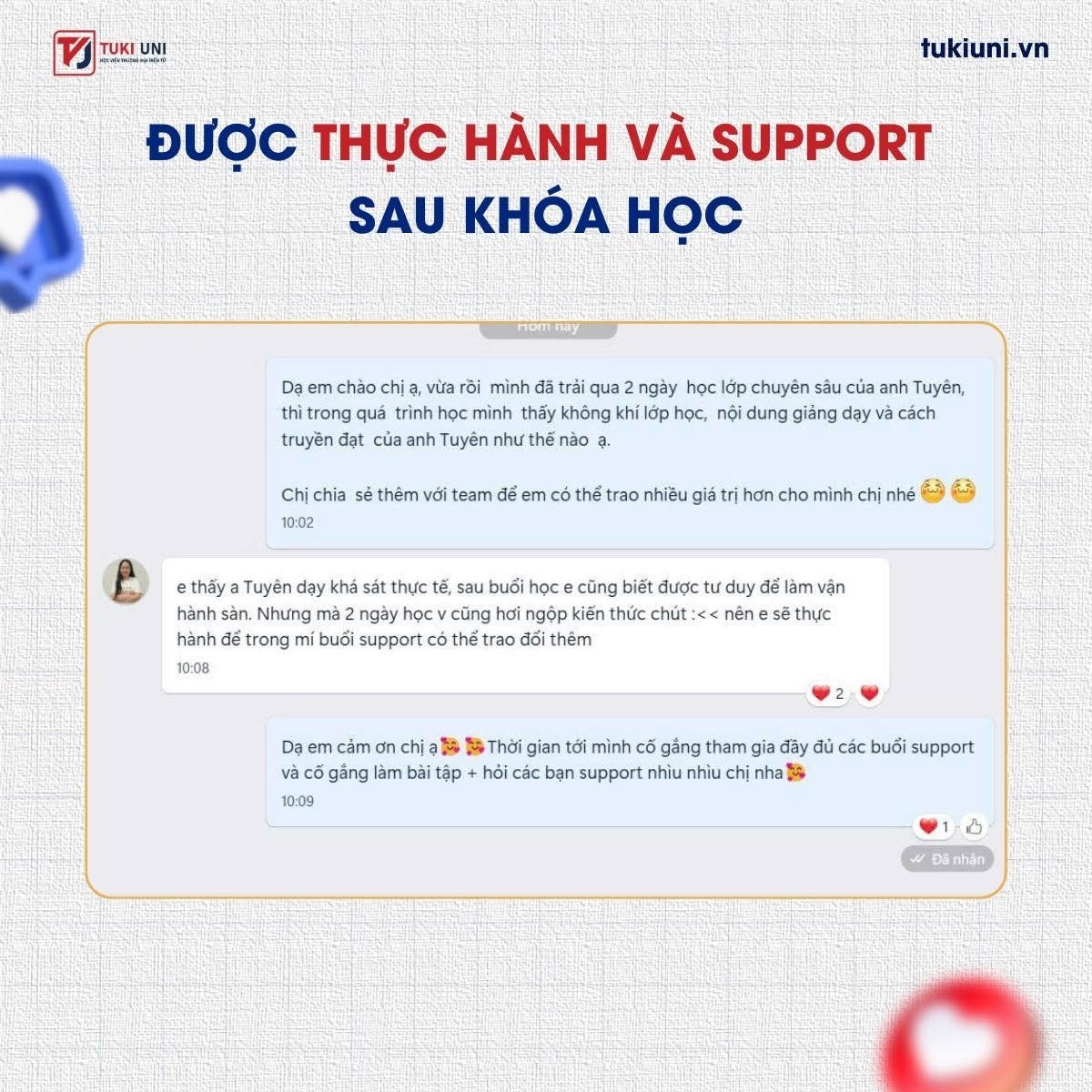 Phản hồi khóa học Shopee Chuyên sâu Tuki Uni 8